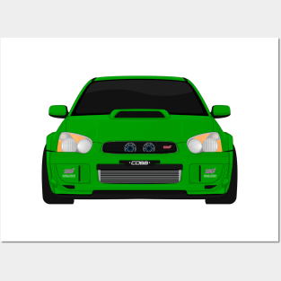 IMPREZA GREEN Posters and Art